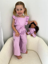 Load image into Gallery viewer, Matching Doll & Me Overalls - Lilac