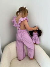 Load image into Gallery viewer, Matching Doll & Me Overalls - Lilac