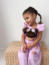 Load image into Gallery viewer, Matching Doll & Me Overalls - Lilac
