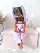 Load image into Gallery viewer, Matching Doll & Me Overalls - Lilac