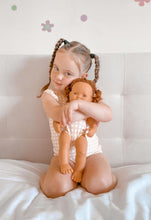 Load image into Gallery viewer, Matching Doll &amp; Me - Gingham Peach Bathers
