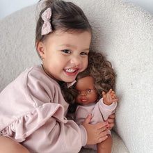 Load image into Gallery viewer, Matching Doll &amp; Me Bubble Frill Romper - Powdered Mauve
