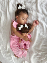 Load image into Gallery viewer, Matching Doll &amp; Me Overalls - Bubblegum Pink
