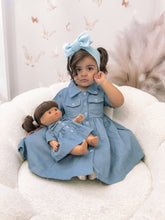 Load image into Gallery viewer, Matching Doll &amp; Me - Vintage Denim Dress
