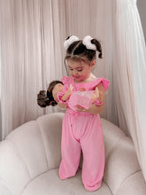 Load image into Gallery viewer, Matching Doll &amp; Me Overalls - Bubblegum Pink
