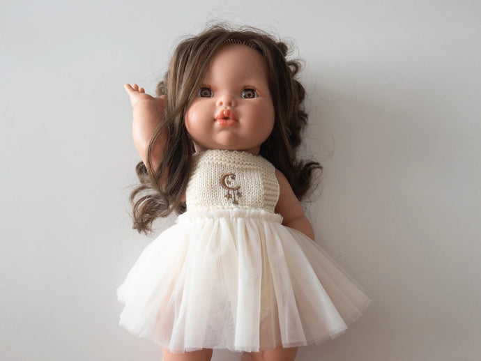 Cream knit Romper & Tutu