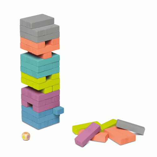Cayro Games - Deco - Block and Block, 54 pcs