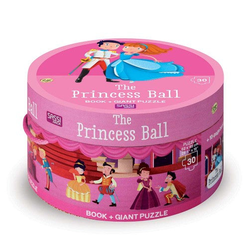 Book and Giant Puzzle - The Princess Ball, 30 pcs