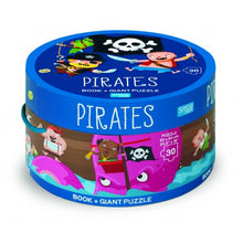 Load image into Gallery viewer, Book and Giant Puzzle - Pirates, 30 pcs
