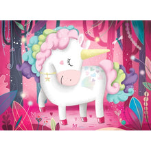 Load image into Gallery viewer, Book and Giant Puzzle - The Magic Unicorn 30 pcs
