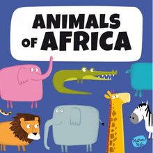 Load image into Gallery viewer, Book and Giant Puzzle - Animals of Africa, 30 pcs
