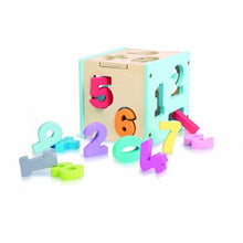 Load image into Gallery viewer, Wooden Sorting Box and Book - Numbers
